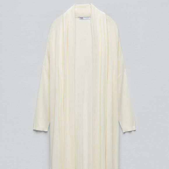 Zara limited edition kitted wrap over cardigan - Picture 6 of 8